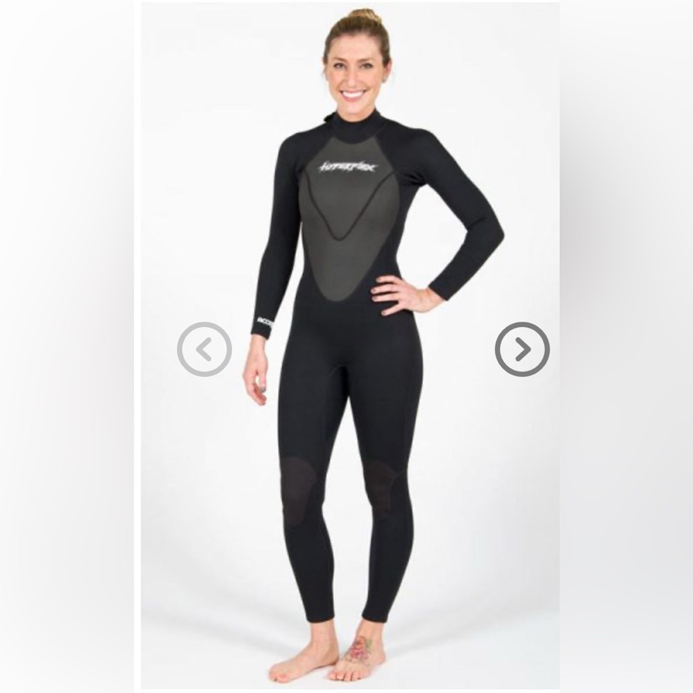 Hyperflex 3/2 Black Full Wetsuit size 8